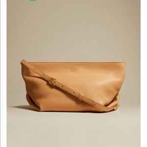 Brand new with tags Khaite Adeline crossbody bag tan leather